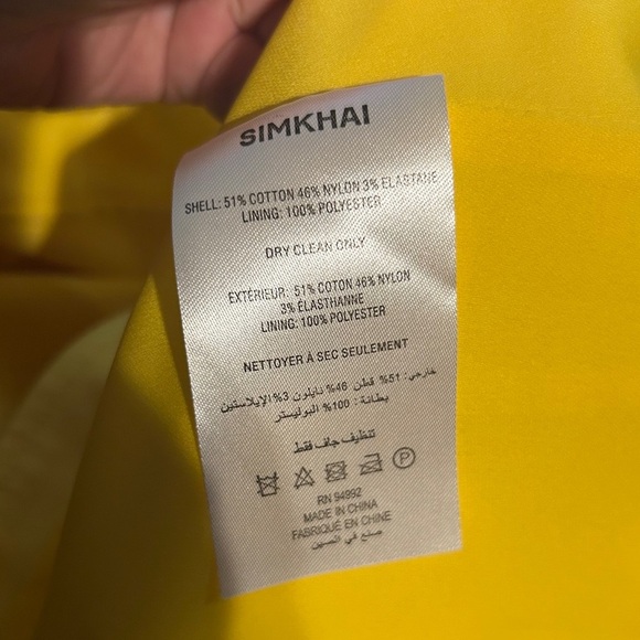SIMKHAI Marisol Cotton-Blend A-Line Midi-Dress - Picture 5 of 6